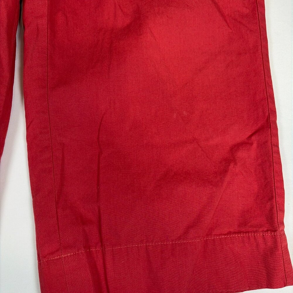 Talbots Red Capris - Picture 2 of 8